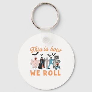 Ultrasound Tech Ghosts Vascular Tech Sonographer H Key Ring
