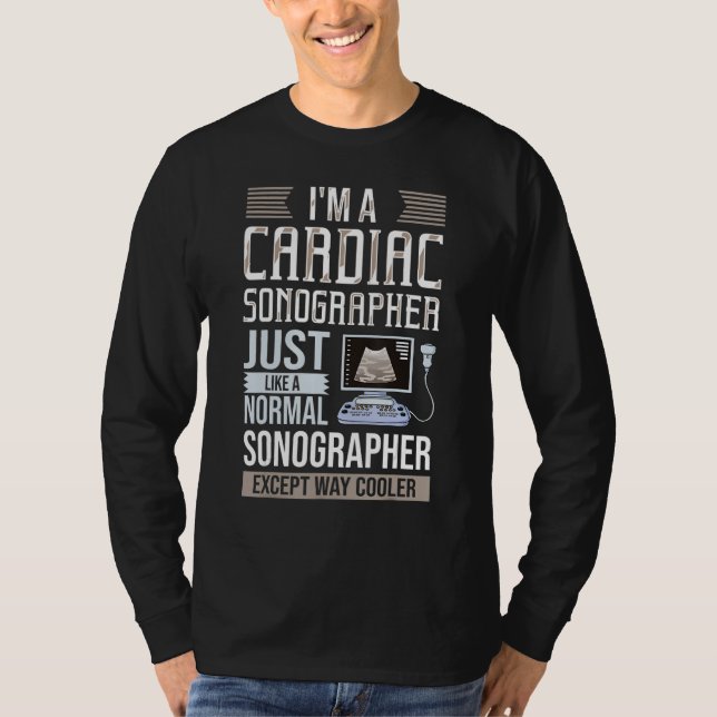 Ultrasound Tech Gift Sonographer Sonography T-Shirt (Front)