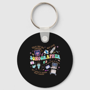 Ultrasound Tech Sonographer National Nurse Day Key Ring