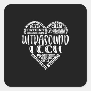 Ultrasound tech, Sonographer, UT life Square Sticker