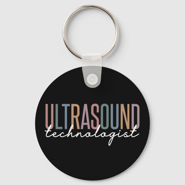 Ultrasound Technologist Key Ring (Front)