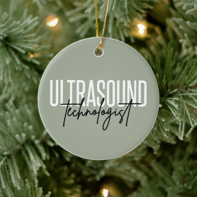 Ultrasound Technologist | Ultrasound Tech Gifts Ceramic Tree Decoration (Tree)