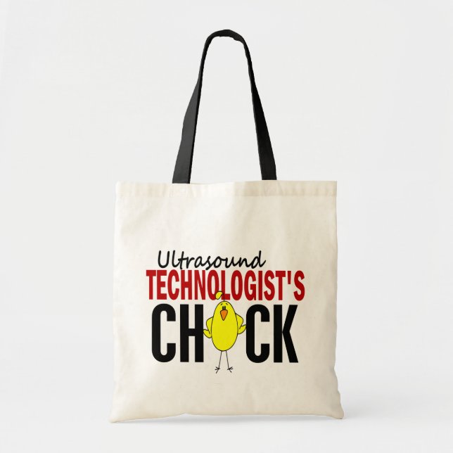 Ultrasound Technologist's Chick Tote Bag (Front)