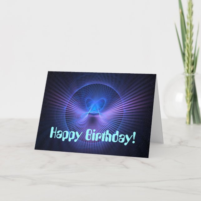 Ultraviolet Birthday Card (Front)