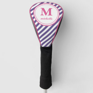 Ultraviolet    Golf   personalised NAME monogram Golf Head Cover