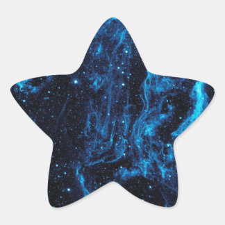 Ultraviolet image of the Cygnus Loop Nebula crop Star Sticker