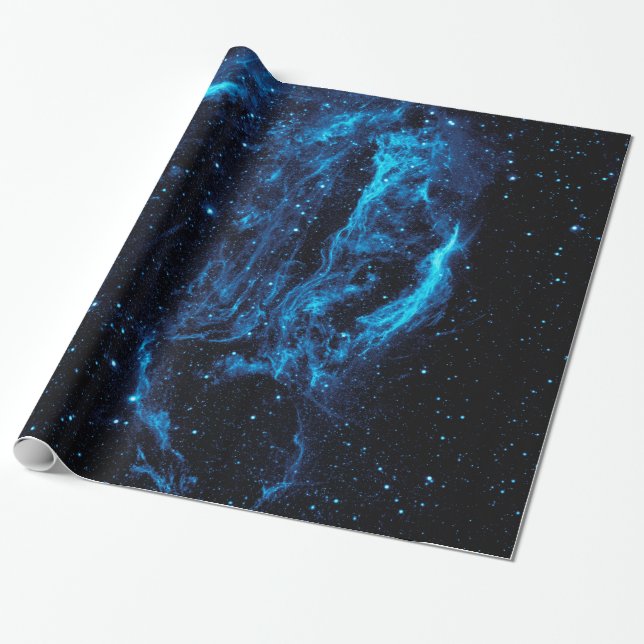 Ultraviolet image of the Cygnus Loop Nebula Wrapping Paper (Unrolled)