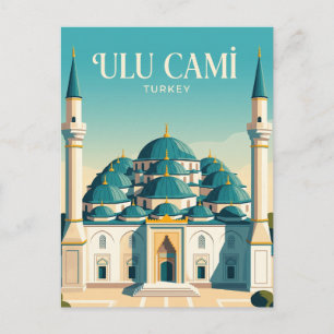 Ulu Cami (The Grand Mosque) Turkey Postcard