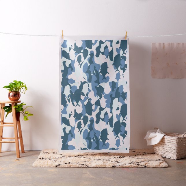 Ulua and papio camouflage  fabric (In Situ)