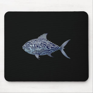 Ulua Fishing Native Hawaiian - Hawaiian Tribyl 1  Mouse Mat
