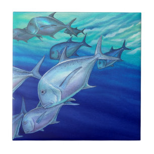 Ulua (Giant Trevally) Tile