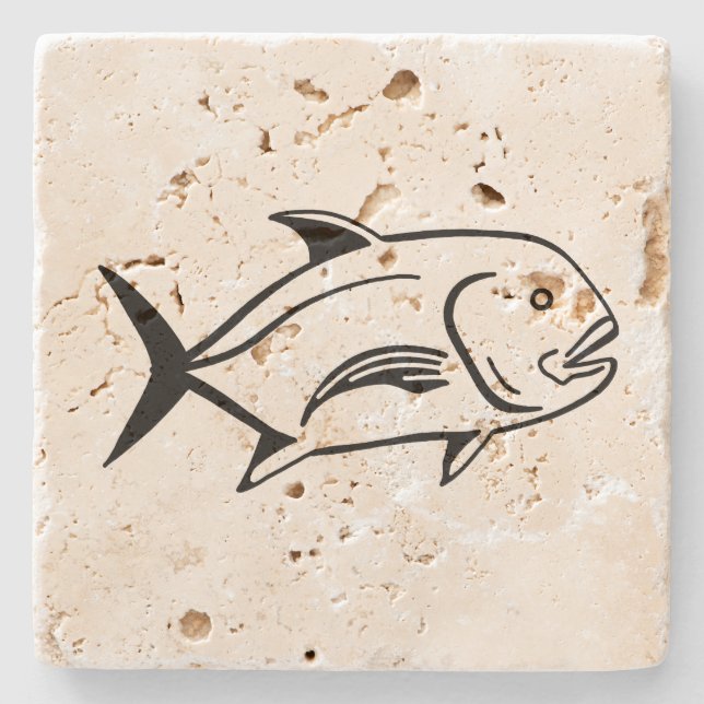 Ulua Stone Coaster (Front)