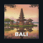 Ulun Danu Temple Bali Indonesia Magnet<br><div class="desc">Ulun Danu Beratan Temple, often simply called Ulun Danu Temple, is one of the most iconic and picturesque landmarks in Bali, Indonesia. Nestled on the shores of Lake Beratan in the central highlands of Bedugul, this Hindu-Buddhist water temple appears to float on the lake when water levels are high. Built...</div>