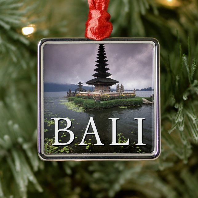 Ulun Danu Temple | Bali, Indonesia Metal Tree Decoration (Tree)