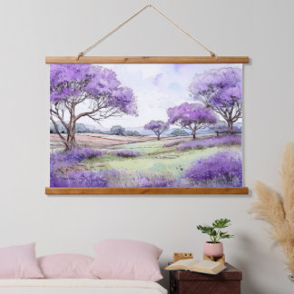 Ulupalakua Jacaranda Trees Hanging Tapestry