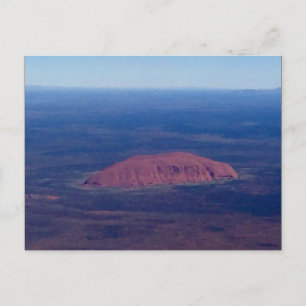 uluru aerial postcard