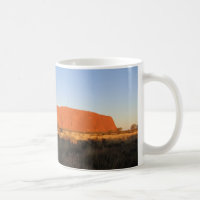 Uluru at sunset in July
