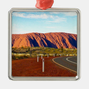 Uluru / Ayers Rock - Australia Metal Tree Decoration