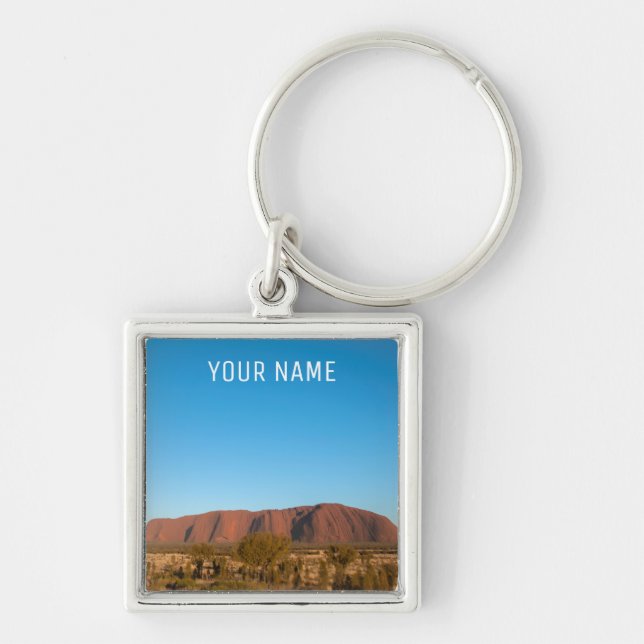 Uluru Ayers Rock Outback Australia Red Centre Key Ring (Front)