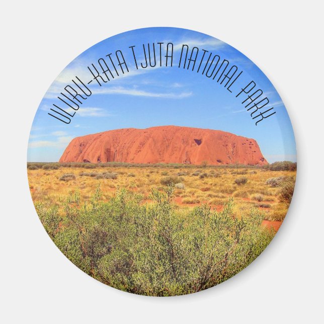 uluru kata tjuta blue magnet (Front)