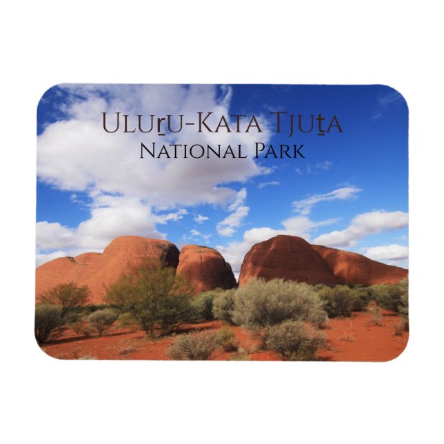 Uluru-Kata Tjuta National Park, the Olgas Magnet (Horizontal)