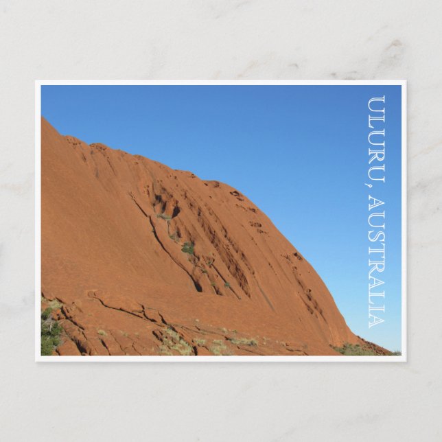 uluru side postcard (Front)