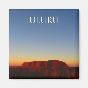 uluru sunrise magnet