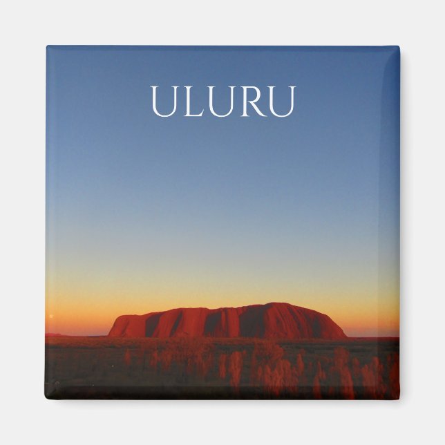 uluru sunrise magnet (Front)