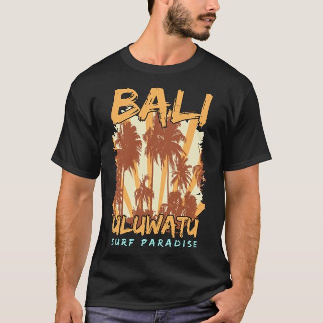 Uluwatu-Bali-surf-paradise-Tee T-Shirt (Front)