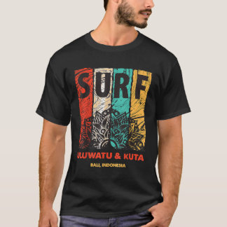 ULUWATU KUTA Retro Surf T Shirt Vintage Mandala Gi