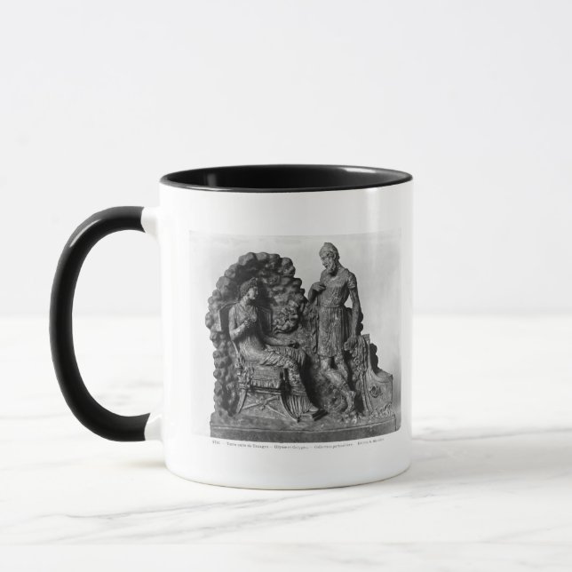 Ulysses and Calypso, from Tanagra Mug (Left)
