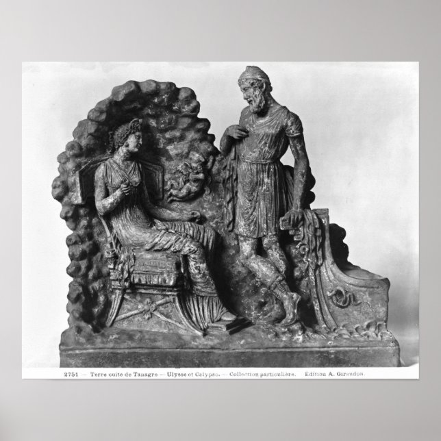 Ulysses and Calypso, from Tanagra Poster (Front)