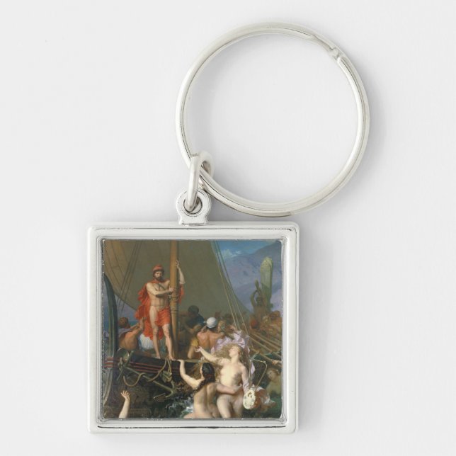 Ulysses and the Sirens 2 Key Ring (Front)
