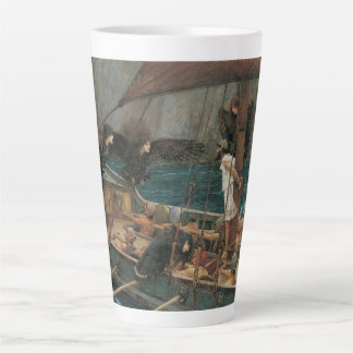 Ulysses and the Sirens by John William Waterhouse Latte Mug