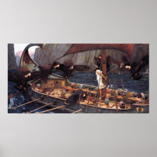 Ulysses and the Sirens Poster