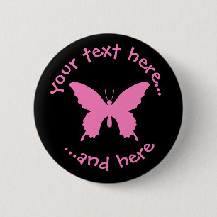 Ulysses Butterfly 6 Cm Round Badge