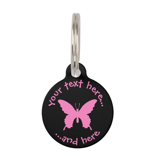 Ulysses Butterfly Pet Tag (Front)