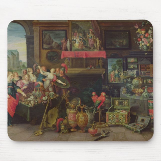 Ulysses Recognising Achilles Amongst Daughters Mouse Mat (Front)