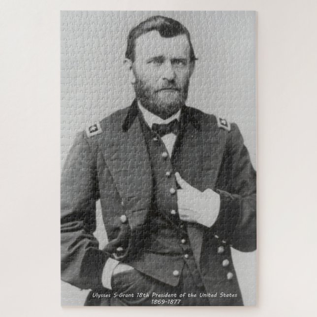 Ulysses S. Grant18th President of America. Jigsaw Puzzle (Vertical)