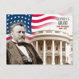 Ulysses S. Grant - 18th President of the U.S. Postcard