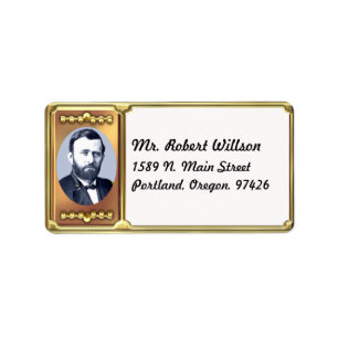 Ulysses S. Grant Address Label