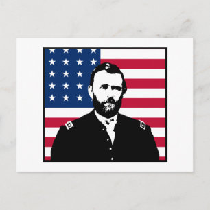 Ulysses S. Grant and the American Flag Postcard