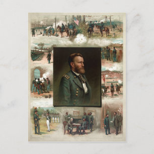Ulysses S. Grant from West Point to Appomattox Postcard