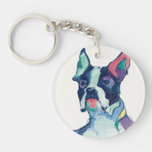 Ulysses Watercolor Pastel Key Ring