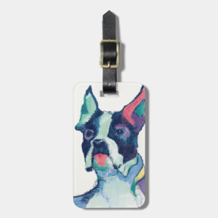 Ulysses Watercolor Pastel Luggage Tag
