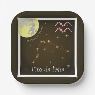 Um da l'aua 21 schaner fin 18 favrer / Teller Paper Plate