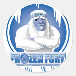 UM_Frozen_Fury Classic Round Sticker