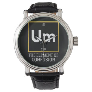 Um The Element of Confusion T-Shirt Watch