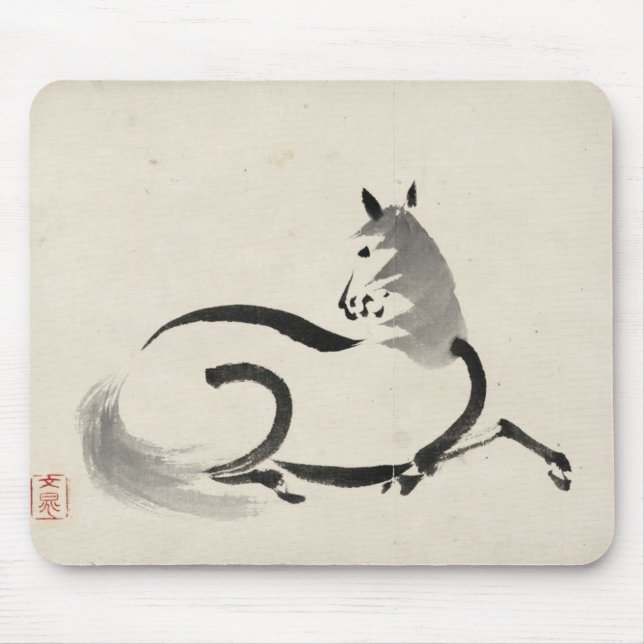Uma or Horse Mouse Mat (Front)