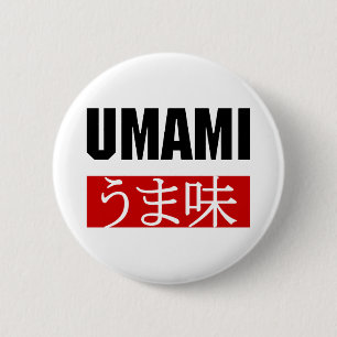 UMAMI うま味 6 CM ROUND BADGE